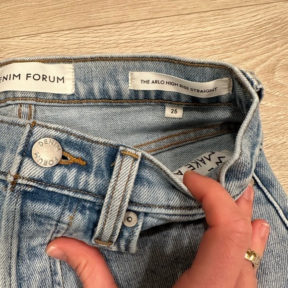 Aritzia Arlo High Rise Straight Jeans - Picture 6 of 8